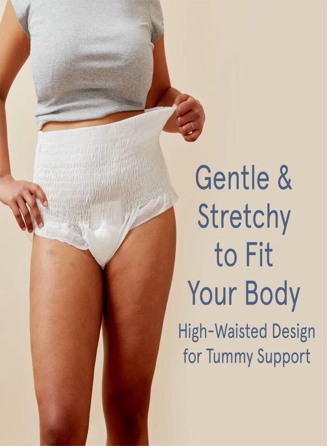 لولا ملابس داخلية لولا لما بعد الولادة مصنوعة من القطن العضوي، فائقة الامتصاص لنزيف ما بعد الولادة - من أساسيات حقيبة المستشفى للحمل - 10 قطع - Image 2